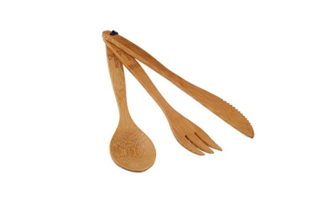 Rubytec, Rubytec Panda Cutlery Bambus Besteck beige, Rubytec Panda Cutlery Besteck beige
