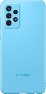Samsung, Samsung - Galaxy A72 5G Silikon Cover Hülle (EF-PA725TLEGWW) - Hellblau, 