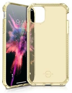 Apple, ITSkins - iPhone 11 Pro Spectrum Frost Gummi Case Hülle (APXE-SPECM-LYEW) - Gelb / Transparent, 