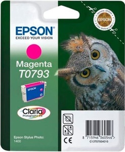 Epson, Epson T079340 Magenta, Epson Tintenpatrone, rot, C13T07934010, (685 Seiten)