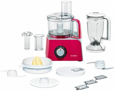 Bosch, Bosch MCM 42024 - Kompaktküchenmaschine (Diamantrot), Bosch Kompakt-Küchenmaschine, MCM4 Styline, 800 W, Beige, Rot, juicy berry, MCM42024