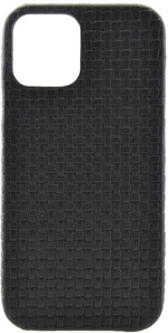Apple, Mike Galeli - iPhone 12 Pro Max Echtleder Hülle Back Case (GINOIP12_6.7-G01) - Classy Black (Schwarz), 