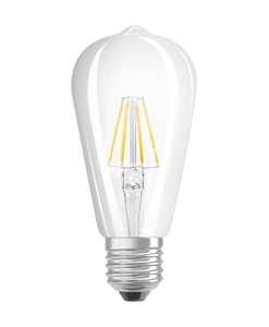 Osram, OSRAM LED EEK A++ (A++ - E) E27 Glühlampenform 4 W = 40 W Warmweiß (Ø x L) 64 mm x 143 mm 1 St., OSRAM 4058075434424 LED EEK E (A - G) E27 Glühlampenform 4 W = 40 W Warmweiß (Ø x L) 64 mm x 143 mm 1 St.
