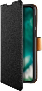 Xqisit, Xqisit Slim Wallet Selection Black Hülle, XQISIT - Samsung Galaxy A51 (2019) Slim Wallet Case Leder Tasche (38535) - Schwarz
