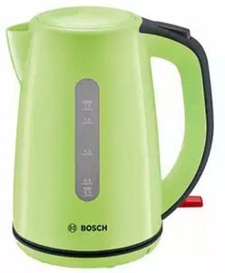 Bosch, Bosch Twk7506 - Wasserkocher (Grün/Schwarz), Wasserkocher kabellos Wasserkocher kabellos