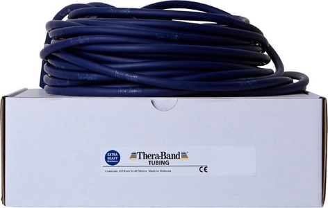 Theraband, TheraBand Tubing 30.5m Gymnastikbänder blau, TheraBand Tubing blau, extrastark 30.5m (1 Stk)