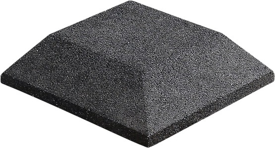 undefined, Keilrandeckelement anthrazit 25x25 cm, 