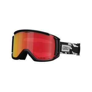 undefined, Giro Revolt Vivid Skibrille, Farbe: black/white stained;vivid ember S2, Grösse:one size, Giro Revolt Vivid Skibrille - Schwarz-Weiss / Vivid Ember S2 (Grösse: one size)