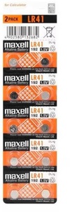 Maxell Europe LTD., Maxell Europe LTD. Maxell Europe LTD, Maxell Europe LTD. Knopfzelle LR41 10 Stück