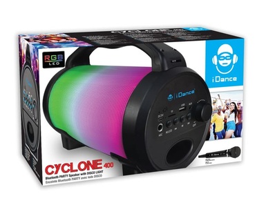 undefined, iDance Cyclone 400 Bluetooth Lautsprecher, Spielzeug-Musikinstrument »Karaoke Cyclone 400«