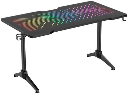 Deltaco, DT420, DELTACO DT420 - Gaming-Tisch (Schwarz)