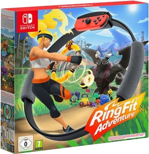 Nintendo, Nintendo Ring Fit Adventure - Fitness-Tool (Schwarz), - Nintendo Switch - Deutsch, Französisch, Italienisch