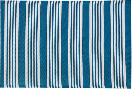 Beliani, Beliani Outdoor Teppich blau 120 x 180 cm ELURU, 