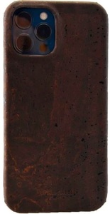 Apple, Mike Galeli - iPhone 12 / iPhone 12 Pro Bio Back Case Kork Schutzhülle Levi Eco Friendly Nachhaltig Kompostierbar (Leviip12_6.1-C06) - Dunkelbraun, 