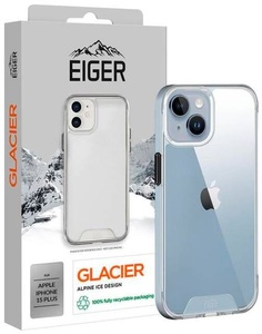 EIGER, Eiger Glacier Case iPhone 15 Plus transparent Smartphone Hülle, Eiger iPhone 15 Plus Glacier Case transparent