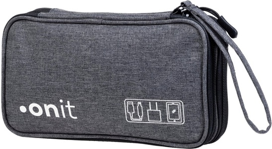 onit, onit Reisetasche Tech-Zubehör Mini, Grau Reisekoffer, onit Reisetasche Tech-Zubehör Mini, Grau