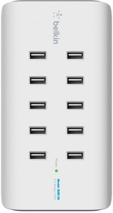 Belkin, Belkin RockStar B2B139vf USB-Ladestation Steckdose Ausgangsstrom (max.) 24000 mA 10 x USB, Belkin USB-Wandladegerät 10-Port USB Ladestation