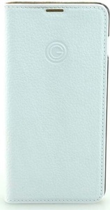 Huawei, Mike Galeli - Huawei P30 Lite Echtleder Book Case Tasche Flip Cover (MARCP30L-M03) - Weiss, 