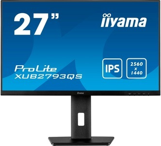 Iiyama, Iiyama XUB2793QS-B1 LED-Monitor 68.6 cm (27 Zoll) EEK F (A - G) 2560 x 1440 Pixel WQHD 1 ms HDMI®, DisplayPort,, 