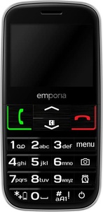 Emporia, Emporia Active V50 4G Black Mobiltelefon, EMPORIA ACTIVE.4G - Mobiltelefon (Schwarz/Silber)