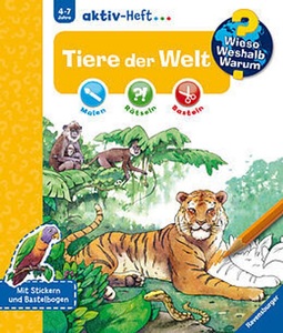 Ravensburger, Wieso? Weshalb? Warum? Aktiv-Heft, Wieso? Weshalb? Warum? aktiv-Heft: Tiere der Welt