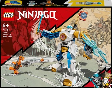 LEGO, 71761 NINJAGO Zanes Power-Up-Mech EVO, Konstruktionsspielzeug, LEGO® Konstruktionsspielsteine »Zanes Power-Up-Mech EVO (71761), LEGO® NINJAGO®«, (95 St.)