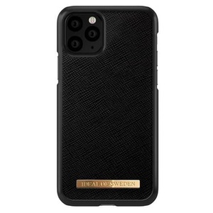 Apple, iDeal of Sweden - iPhone 11 Pro Hardcase Hülle Saffiano Case (IDFCSA-I1958-01) - Black (Schwarz), 