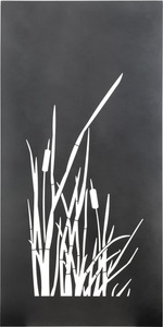 Nouvel, Paravent Typha 200 x 100 cm anthrazit, Nouvel Paravent Typha Anthrazit | 2 × 1 m
