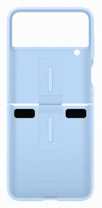 Samsung Galaxy Z Flip4 Silicone Cover with Ring - Arctic Blue Hülle