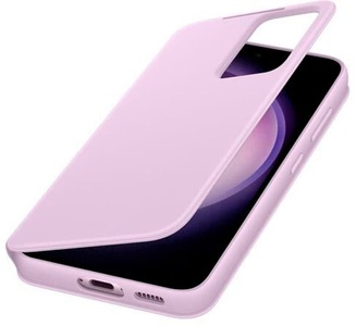 Samsung, SAMSUNG Smart View Wallet Case - Booklet (Passend für Modell: Samsung Galaxy S23), Samsung Book Cover Smart View Galaxy S23 Lavendel