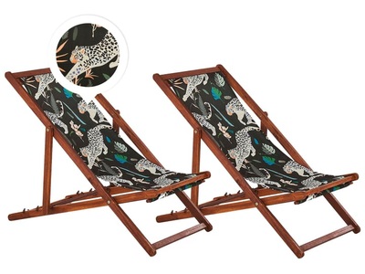 Beliani, Beliani Anzio Sonnenliege, Beliani - Liege aus Polyester Modern ANZIO, One Size, Braun Leder
