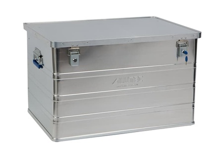 Alutec, Transportkiste Alutec CLASSIC 186 11186 Aluminium (L x B x H) 785 x 565 x 482 mm, Transportbox Alutec CLASSIC 186, Aluminium, 186 l, L 785 x B 565 x H 482 mm, Zylinderschlösser