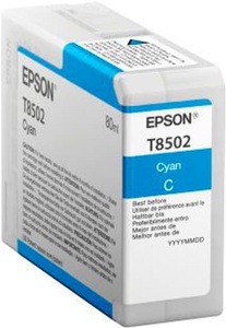 Epson, Epson T8502 cyan Tintenpatrone, Epson Tintenpatrone »C13T850200 Cyan«, (1 St.)
