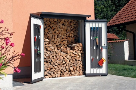 undefined, Rückwand zu WS230, Biohort Rückwand für WoodStock 230 Dunkelgrau