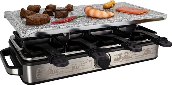 Nouvel, Nouvel Raclette-Gerät Smooth 18-teilig, für 8 Personen, 