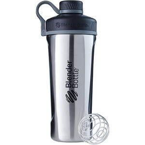 Blender Bottle, 26oz / 770ml BlenderBottle Radian Thermo Edelstahl, Silber, 