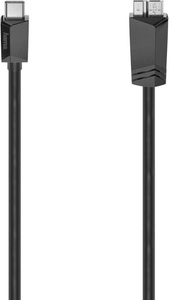 HAMA, Hama USB-Kabel; USB-C-Stecker - Micro-USB-B Stecker; USB 3.2; 0.75m Kabel, HAMA 200655, USB-C Kabel, 0.75 m