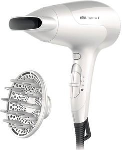 Braun, BRAUN HD385E Satin Hair 3 PowerPerfection - Haartrockner (Weiss), Satin Hair 3 HD 385, Haartrockner