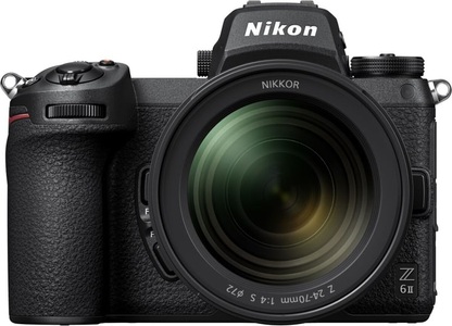Nikon, Nikon Z 6II Kit 24-70mm f4 S Systemkamera, NIKON Z 6II Body + NIKKOR 24-70mm f/4 S - Systemkamera Schwarz