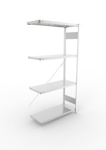 undefined, Meta Clip Set 100, Anbau regal 40 Schwerlast-Steckregale, 