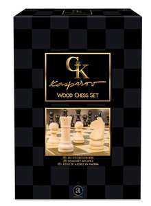 undefined, Kasparvo Wood Chess Set Gesellschaftsspiel, Kasparov Wood Chess Set
