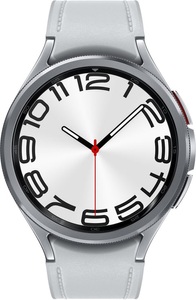 Samsung, SAMSUNG Galaxy Watch6 Classic (47 mm, Bluetooth-Version) - Smartwatch (Breite: 20 mm, -, Silver), SAMSUNG Galaxy Watch6 Classic BT 47mm, Edelstahl Smartwatches ? Samsung Galaxy Watch 6 ? Silber
