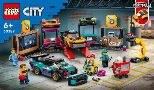 LEGO, 60389 Autowerkstatt Multicolor, LEGO® Konstruktionsspielsteine »Autowerkstatt«, (507 St.)