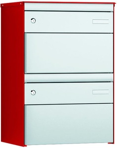 Stebler, Stebler 2er Briefkasten S:13 RAL 3000/9006, 