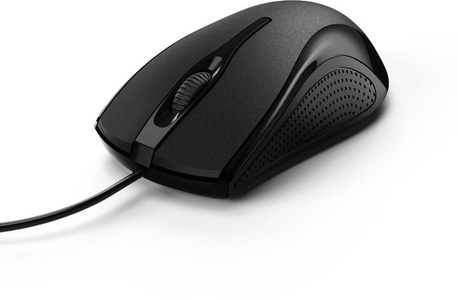 HAMA, Hama MC-200 USB-Maus Optisch Schwarz, hama 00182602 Optische 3-Tasten-Maus MC-200, kabelgebunden, Schwarz