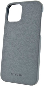 Apple, Mike Galeli - iPhone 12 / iPhone 12 Pro Echtleder Hülle Back Case (LENNYIP12_6.1-M03) - Grau, 