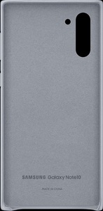 Samsung, Samsung - Galaxy Note 10 Echtleder Cover Hardcase Hülle (EF-VN970LJEGWW) - Grau, Samsung - Hülle EF-VN970LJ Galaxy Note 10, Grau