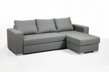 Micasa, Eckbettsofa BURKARD - 248 cm x153 cm x90, Micasa, 