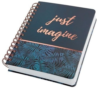 Jolie, Jolie Notizbuch Mystic Jungle A5, Dot, Blau, Jolie Notiz-Spiralbuch, A5, MysticJungle, Dot-Lin., 240S., JN603