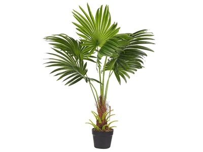 Beliani, Beliani Fan Palm Kunstpflanze, 